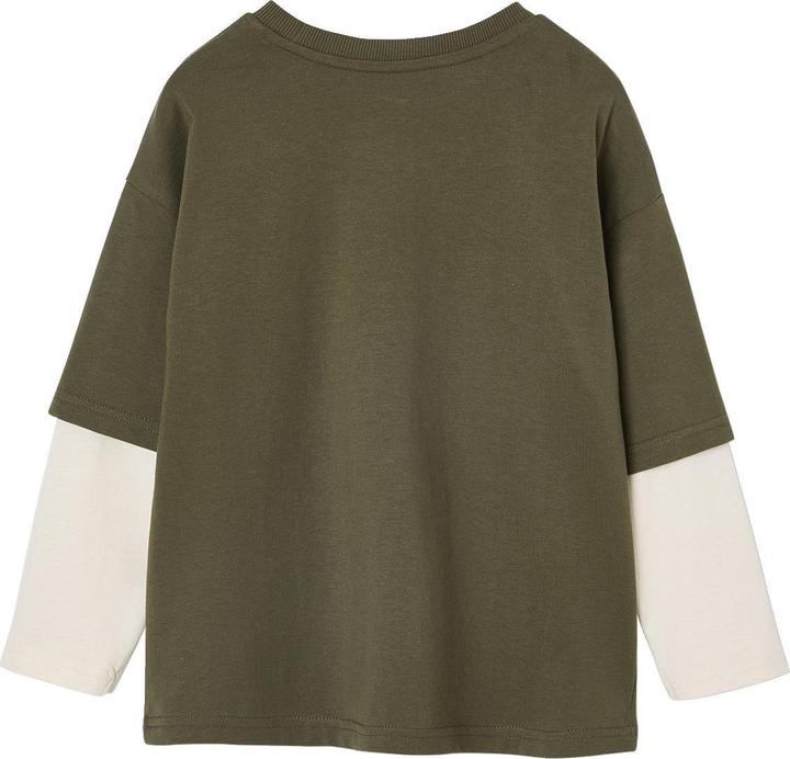 Produktbild Vertbaudet Jungen Shirt in Lagen-Optik mit Recycling-Baumwolle (98, 104)