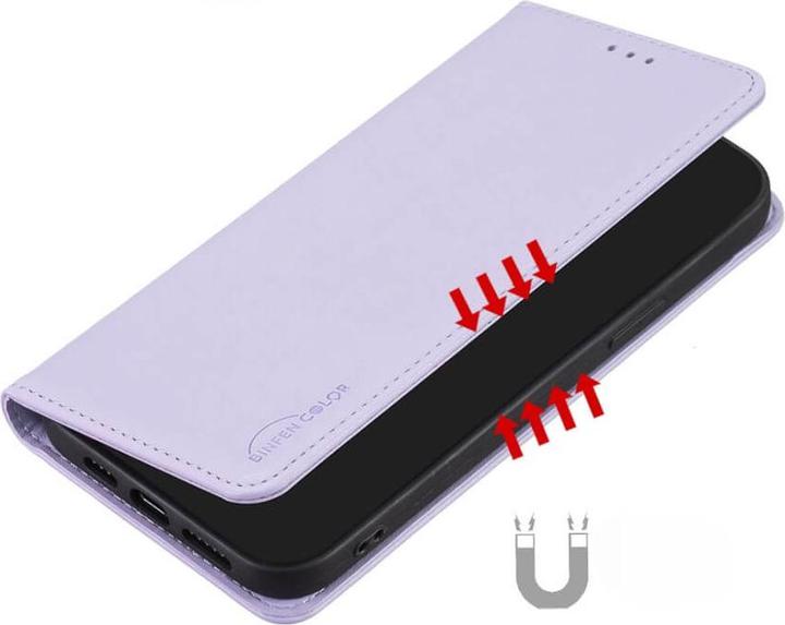 Actual product image Binfen Color OPPO A58 4G - BINFEN Flip Case cover purple (Oppo A58 4G)