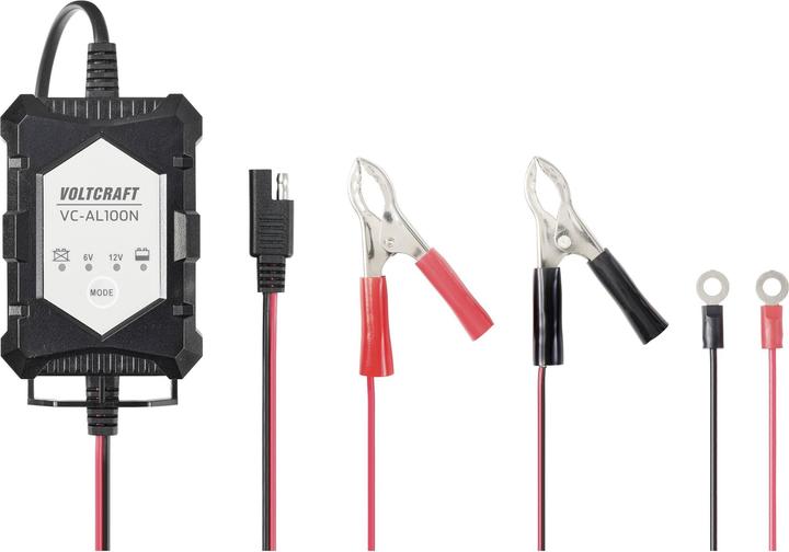 Voltcraft VC-AL100N VC-13188600 Automatikladegerät 6 V, 12V 1A (12V, 6V, 1 A)