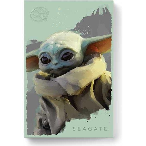 Seagate Star Wars Gaming HDD 2tb Grogu (2 TB), Externe Festplatte, Mehrfarbig