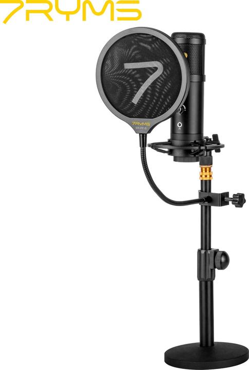 Produktbild 7Ryms 360° Adjustable Microphone Pop Filter with Dual-layer Mask Shield