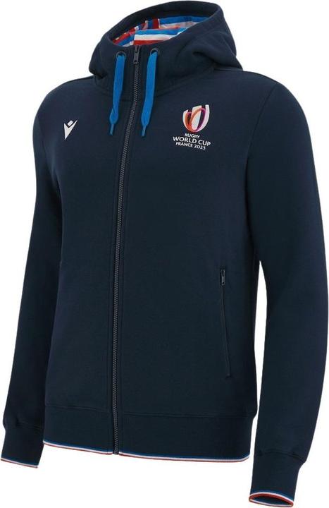 Immagine prodotto Macron felpa a girocollo con cappuccio e zip acron rwc france 2023 (M)