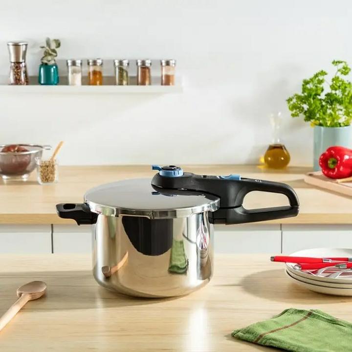 Produktbild Tefal P2580402 Secure Trendy Snelkookpan 4L (22 cm, Dampfkochtopf, Edelstahl)