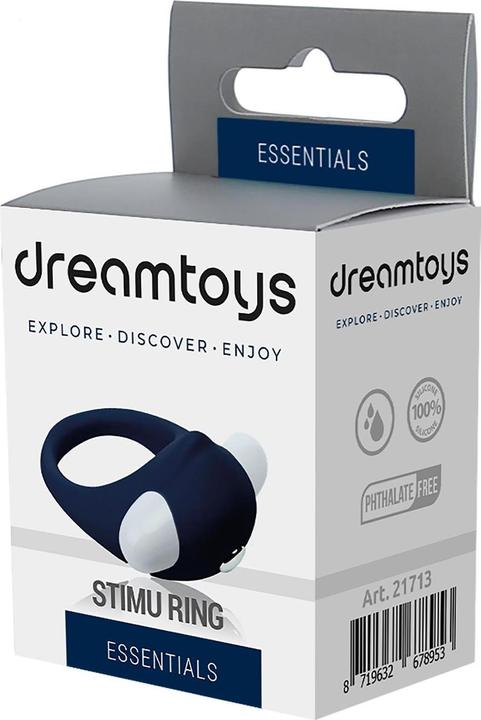 Actual product image Dreamtoys Rings Of Love Stimu Ring Blue (5.40 cm)
