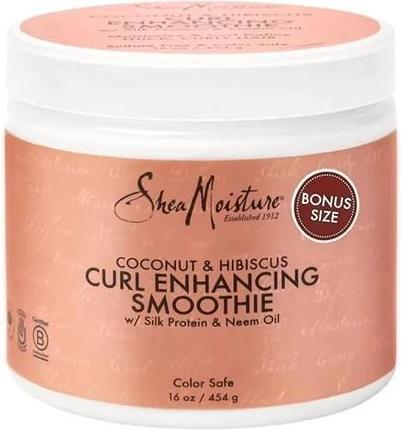 Image du produit Shea Moisture Sheamoisture Hair Cream Coconut Hibiscus Curl Enhancing Smoothie - 454 Grammes (Pâte capillaire)