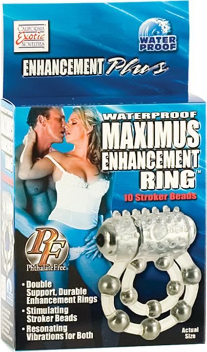 Produktbild CalExotics Maximus Penisring mit vibrierenden Perlen (5 cm)