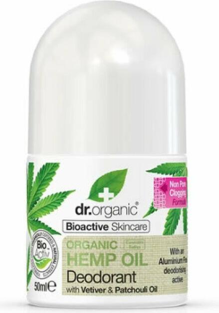 Actual product image Dr. Organic Hemp Oil Deodorant 50ml (Roll-on, 50 ml)
