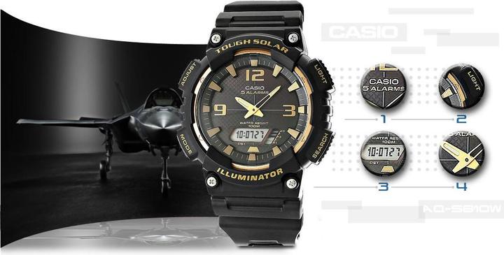 Produktbild Casio Herrenuhr SOLAR AQ-S810W-1A3VDF