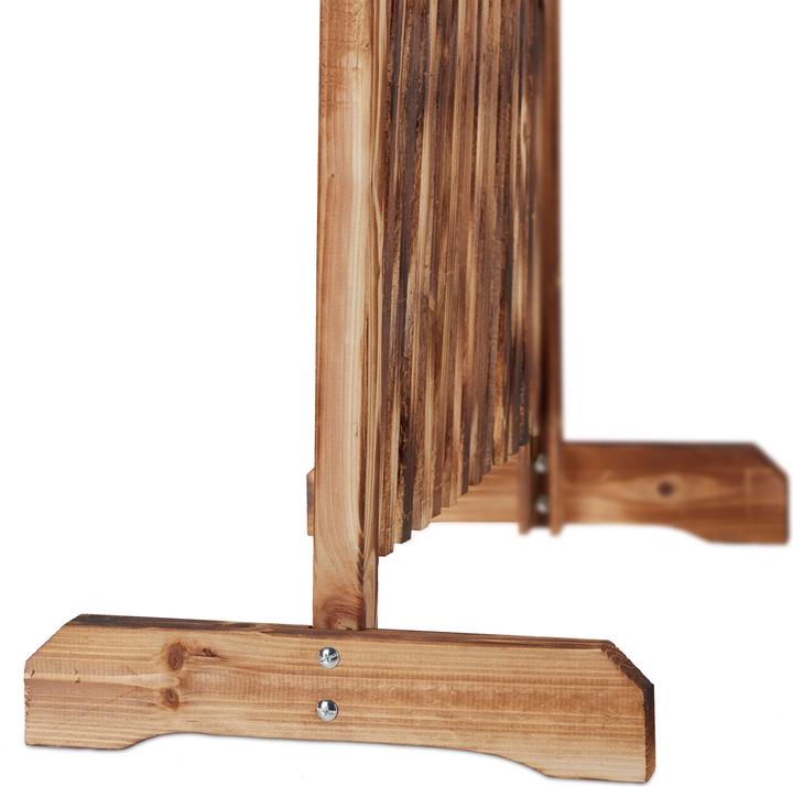 Actual product image Relaxdays Extending Wooden Lattice (30 cm, 200 cm)