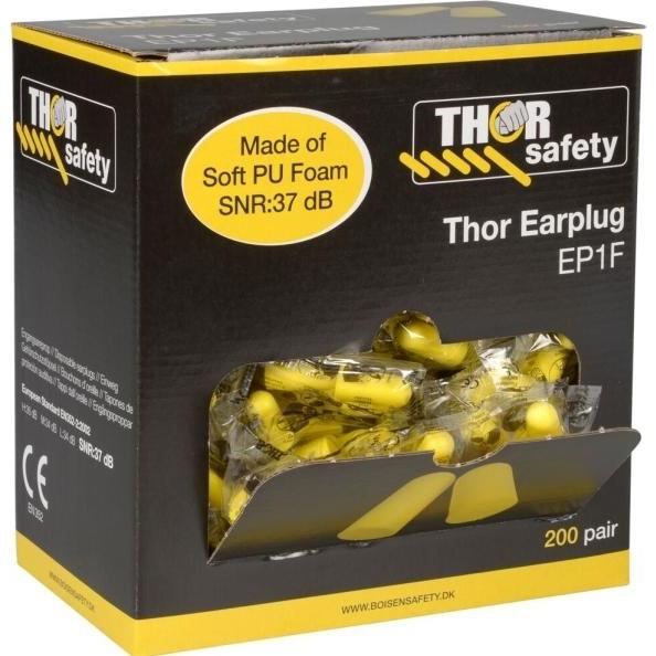 Thor Safety, Protezione per l'udito, Thor Ohrstöpsel Paarpackung (811010)