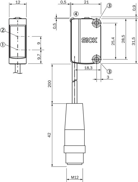 Produktbild Sick Kontrastsensor