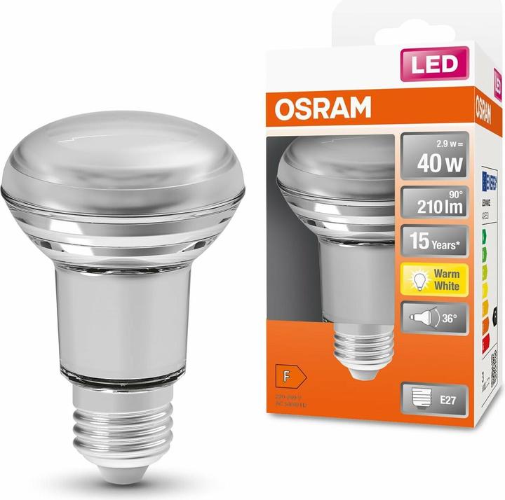 Image du produit Osram Star R63 (E27, 2.60 W, 210 lm, 1 x, F)