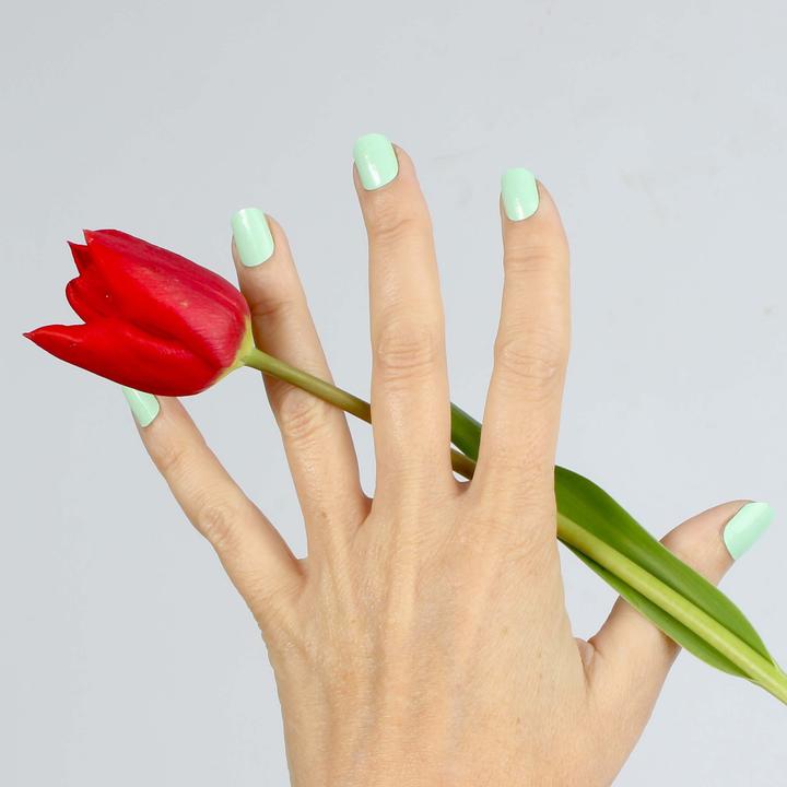 Produktbild Vargu solid green (Kunstnägel, Mint unicorn)