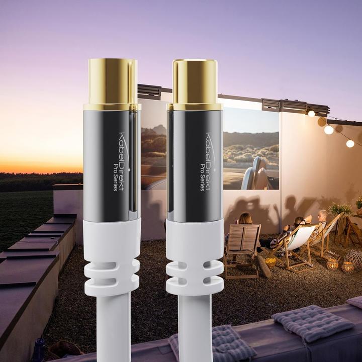 Produktbild KabelDirekt 4K Antennenkabel Koaxialkabel für TV (Antennenkabel)
