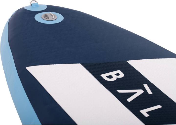 Actual product image Gymrex Inflatable SUP Board - 135 kg - blue/navy blue - set with paddle and accessories
