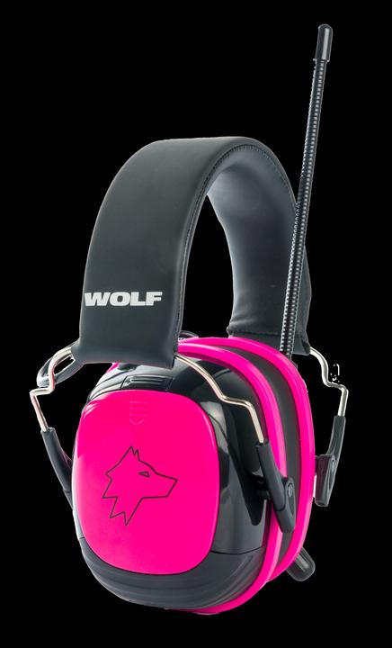 Actual product image Wolf Protection Visibility Kit electric pink for WOLF Pro (Hearing protection replacement pads)
