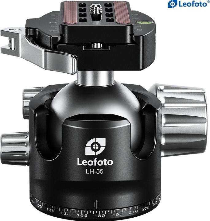 Produktbild Leofoto LH-55LR (w/ LR-70 Clamp) 55mm Low Center Of Gravity Ball Hea (2006201900) (Kugelkopf)