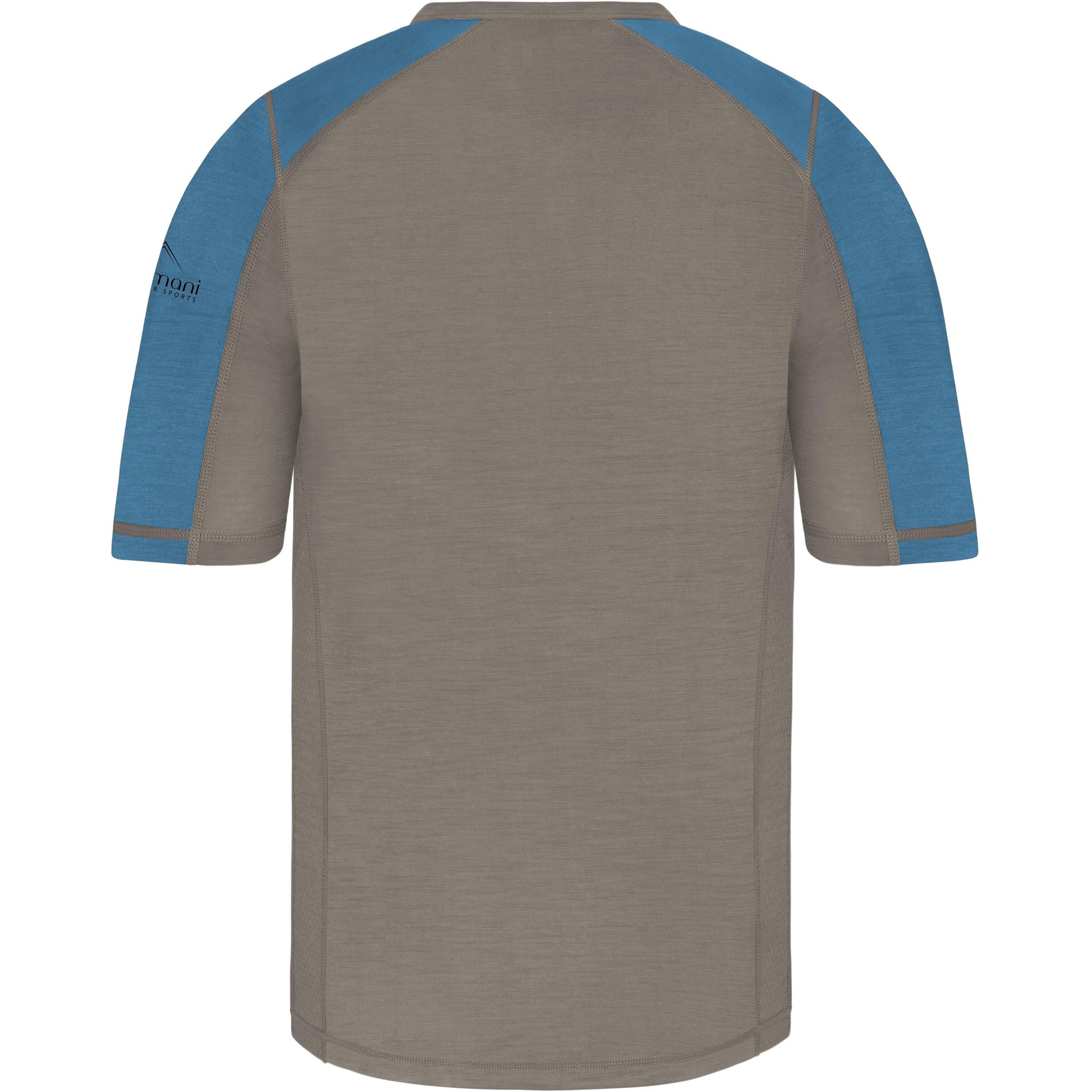 Thumbnail - Normani, Herren, Shirt, Herren Merino T-Shirt „Busselton“ - 9189, Grün, (M)