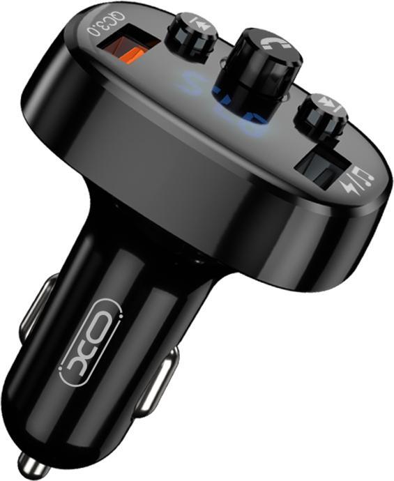 Produktbild xO transmiter FM BCC03 Bluetooth MP3 car charger 18W black