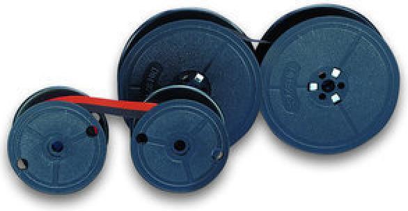 Produktbild Kores Textilfarbband auf Spule (1.30 cm, Rot, Schwarz)