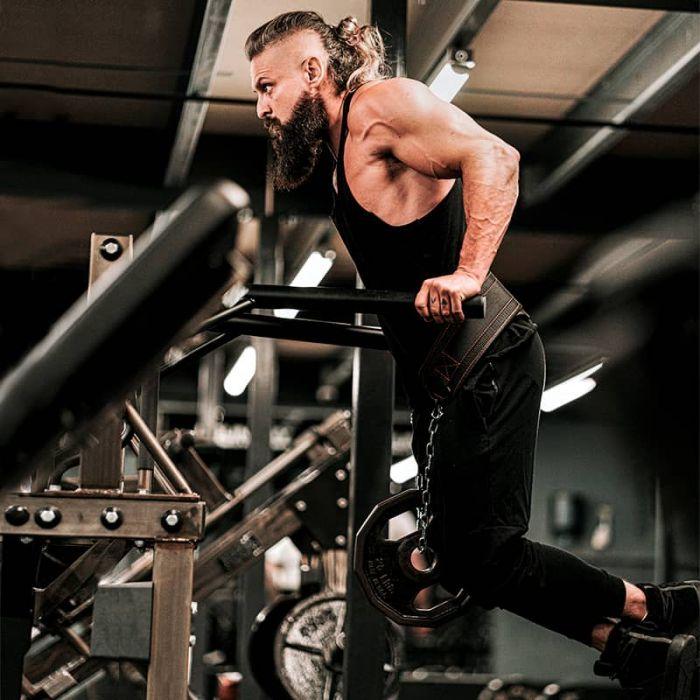 Actual product image Rdx Pro Dipping Belt 2 Layer Black (One size)