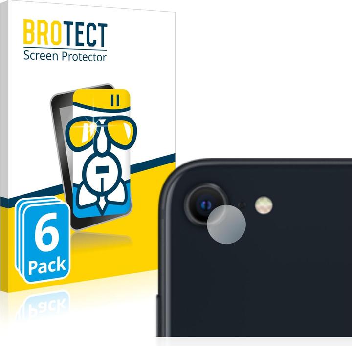 Produktbild BROTECT AirGlass Panzerglasfolie (6 Stk., Apple iPhone SE (3rd Gen))