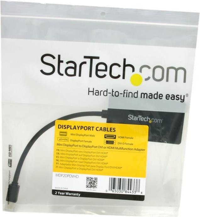 Actual product image StarTech Mdp To Dvi Or HDMI Adapter (Mini DP, 24 cm)