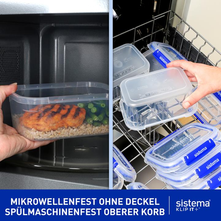 Produktbild Sistema Frischhaltedose KLIP IT PLUS 1 l blau (1 l)