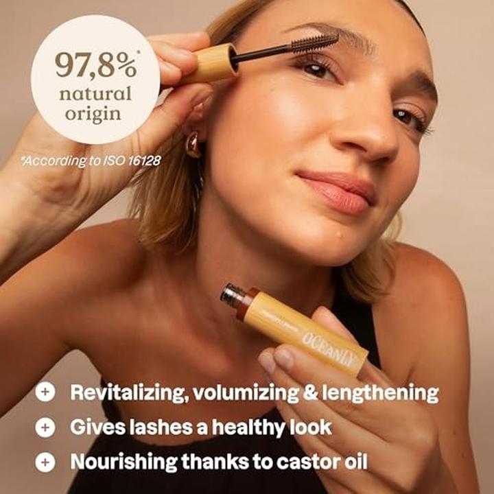 Actual product image Attitude Oceanly 2in1 Mascara With Eyelash Nourishing Serum - 7 Grams (Brown)