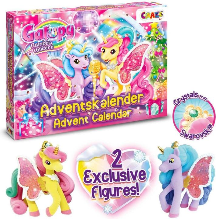 Actual product image Craze Galupy Rainbow Unicorn