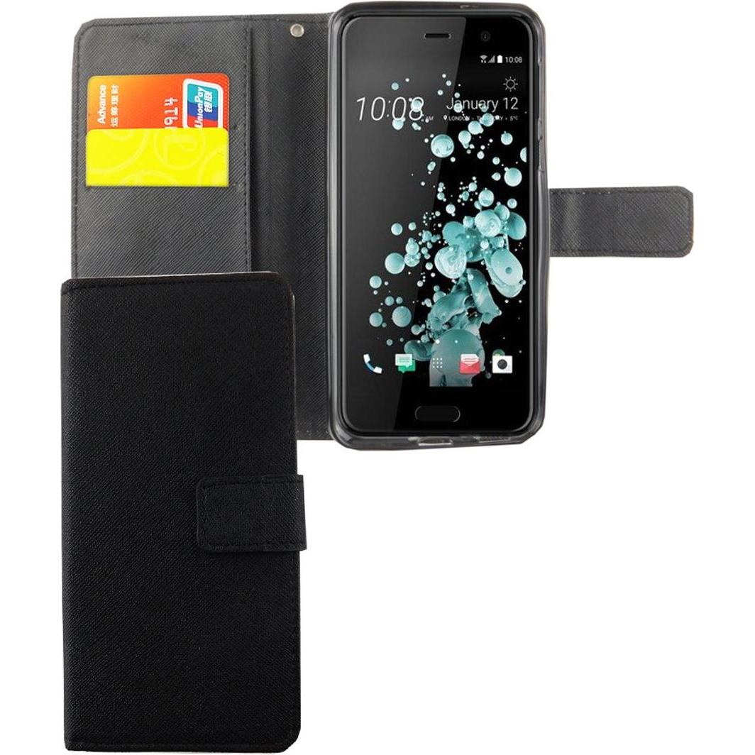 König Design Hülle Handy Schutz für HTC U Play Case Cover Tasche Wallet Etui Handyhülle Neu (HTC U Play), Smartphone Hül...