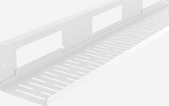 Actual product image Contini Kabelmanagement zu Hubtisch 800x120x100mm weiss (Duct, 12 cm)
