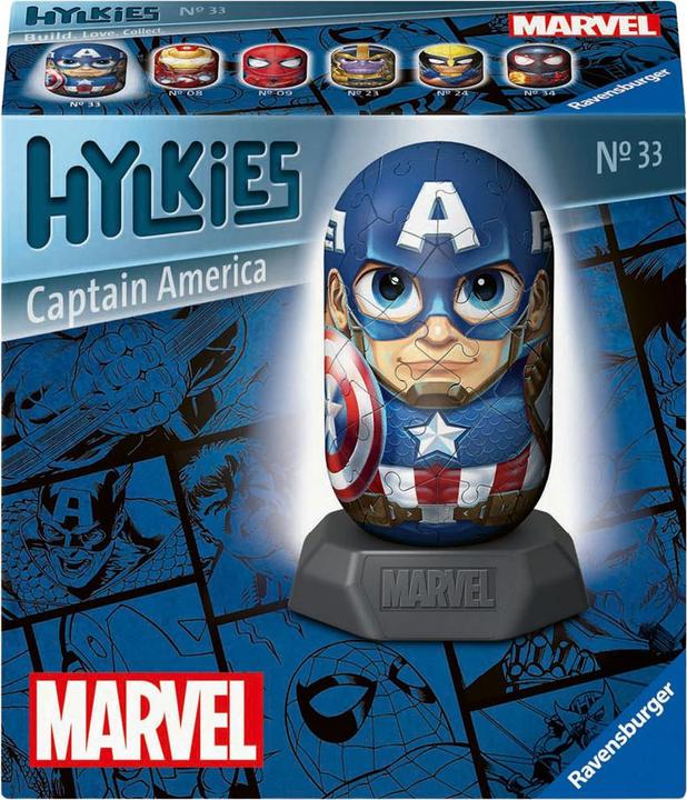 Actual product image Ravensburger Hylkies Marvel Heroes Captain America Sammelfigur (54 pieces)