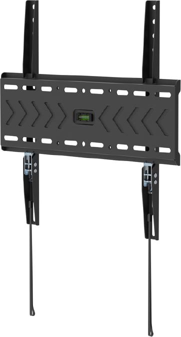 Visaro WMF75 Flat TV Wall Mount for 43"-75" TV, Black (1.40 kg)