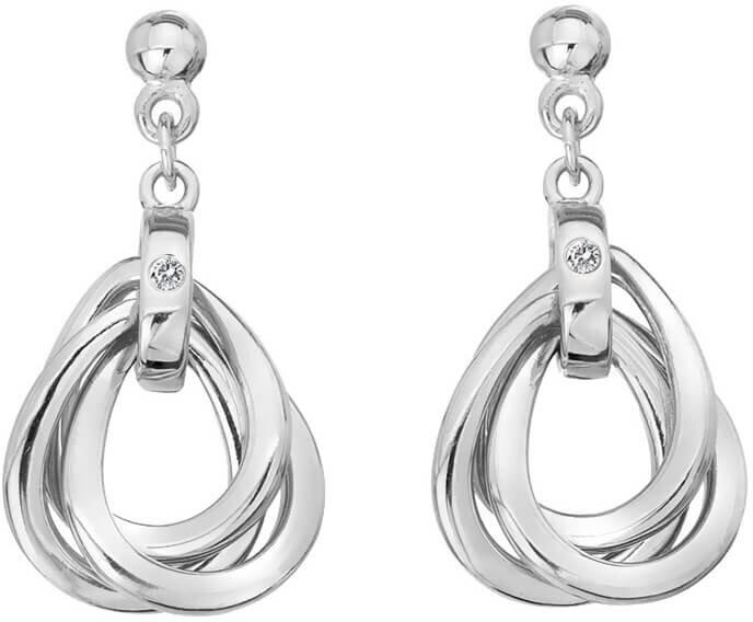Immagine prodotto Hot Diamonds Orecchini in argento con diamanti Trio DE644