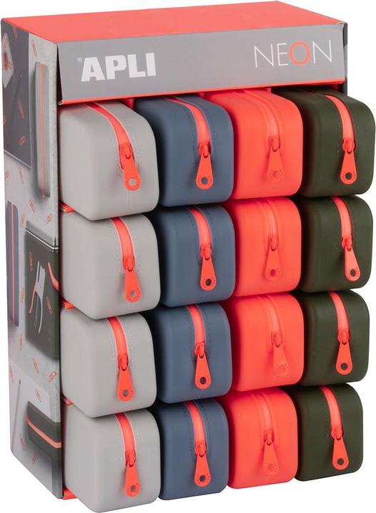 Produktbild Apli DISPLAY Schlamperetui SILIKON neonfarben