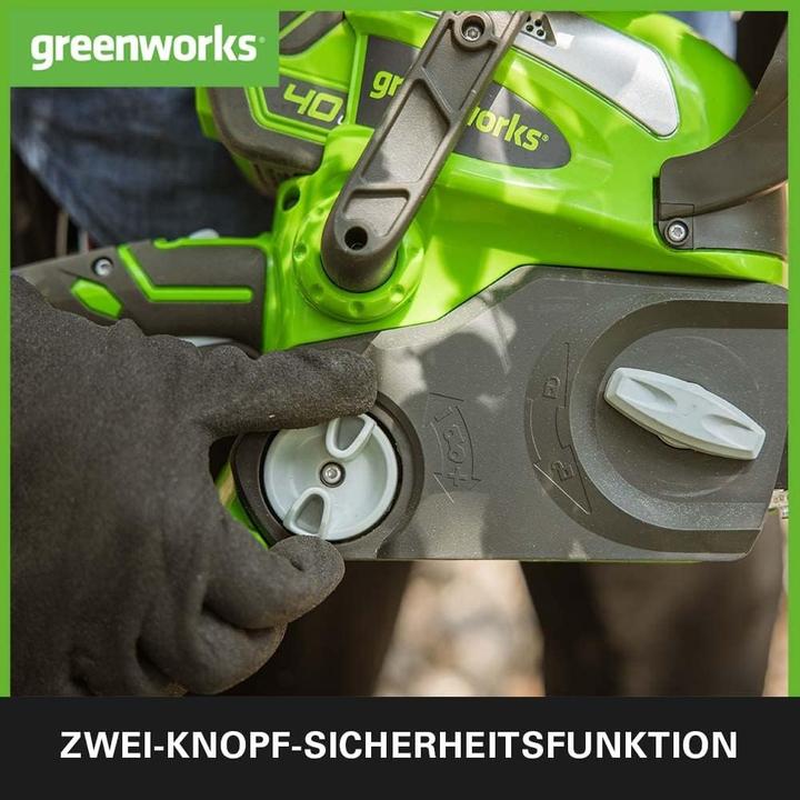 Actual product image Greenworks Chainsaw