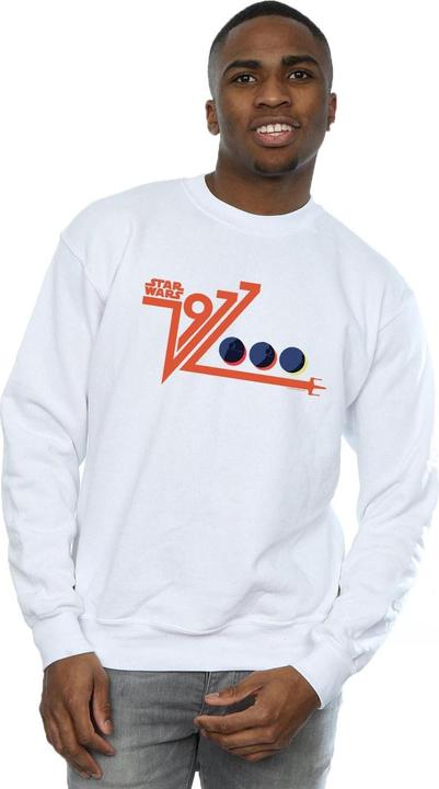 Actual product image Star Wars Mens Retro 1977 Death Star Sweatshirt (S)