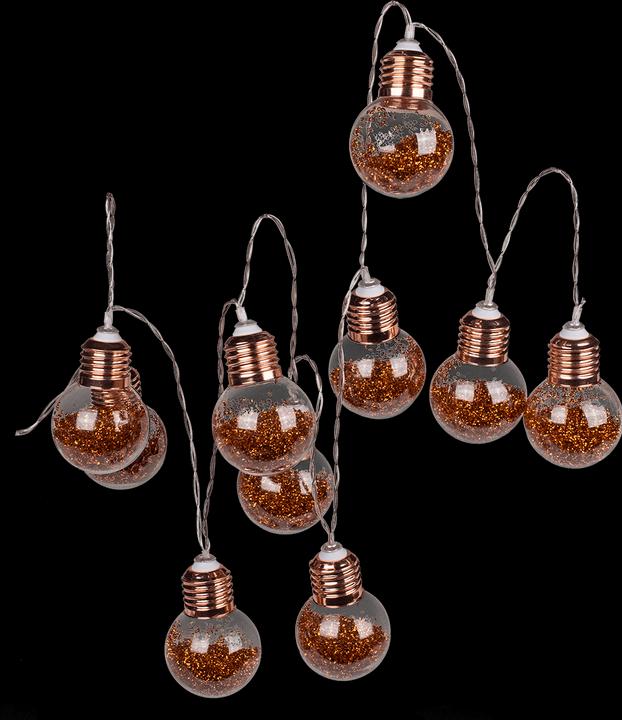 Actual product image Out of the blue Fairy Lights Glitter Bulbs (1.70 m)