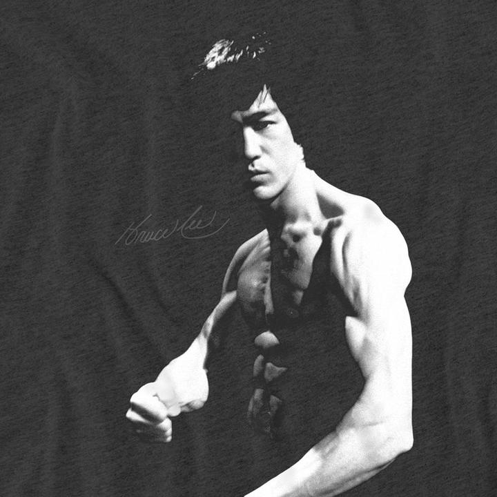 Produktbild Bruce Lee Stance TShirt meliert (S)