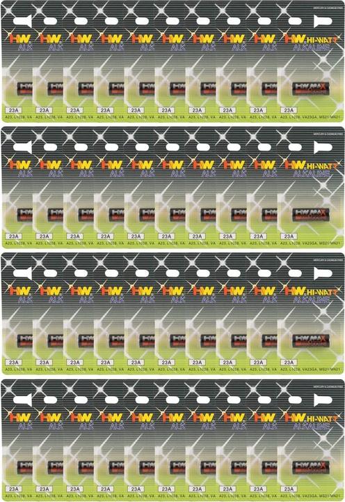 Produktbild 40 Years Batterie HW Max 23A 40x1er (40 Stk., LR23)