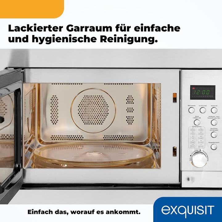 Produktbild Exquisit EMW2539HI Arbeitsplatte Edelstahl (25 l)