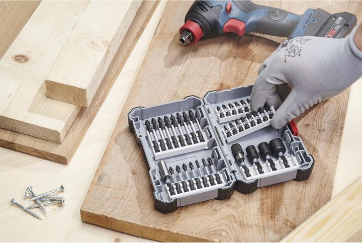 Actual product image Bosch Professional Zubehör Pick and Click Multi Construction Drill and Impact Control Screwdriver bit set (Hexagon socket TX)