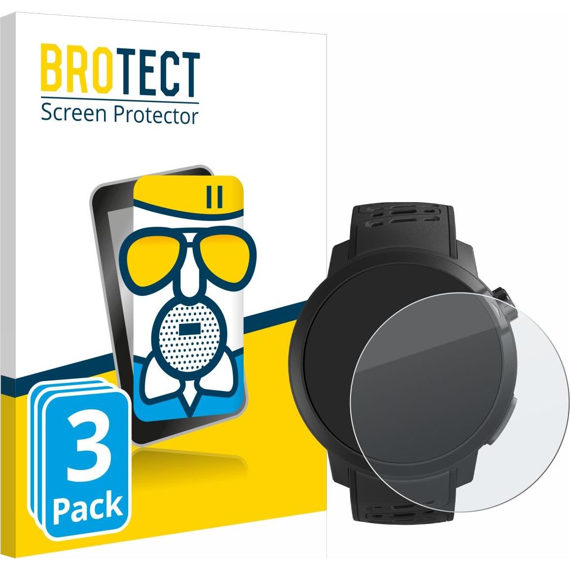 BROTECT Schutzglas Schutzfolie Displayschutz Display Schutz Glas Panzer Folie matt, Smartwatch Schutzfolie, Grau