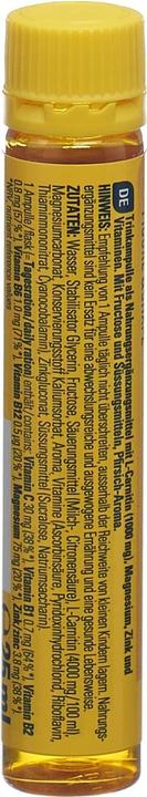 Actual product image Sponser L- Carnitin 1000 (Peach, 30 x)