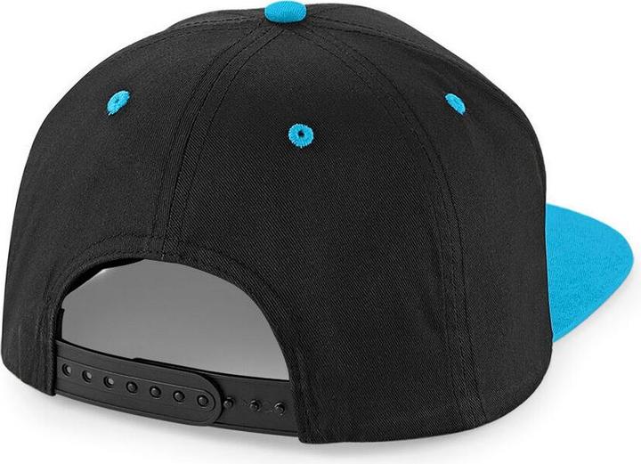 Actual product image Beechfield 5 panel contrast snapback cap (pack of 2) (One size)