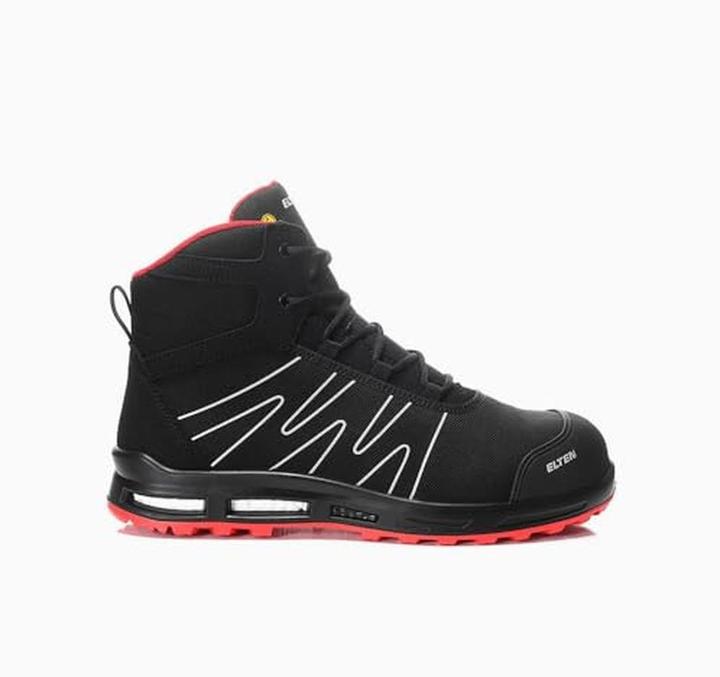 Actual product image GCS Boots ELTEN ENNO XXT Pro Mid ESD S3S, black/red 44 (44)