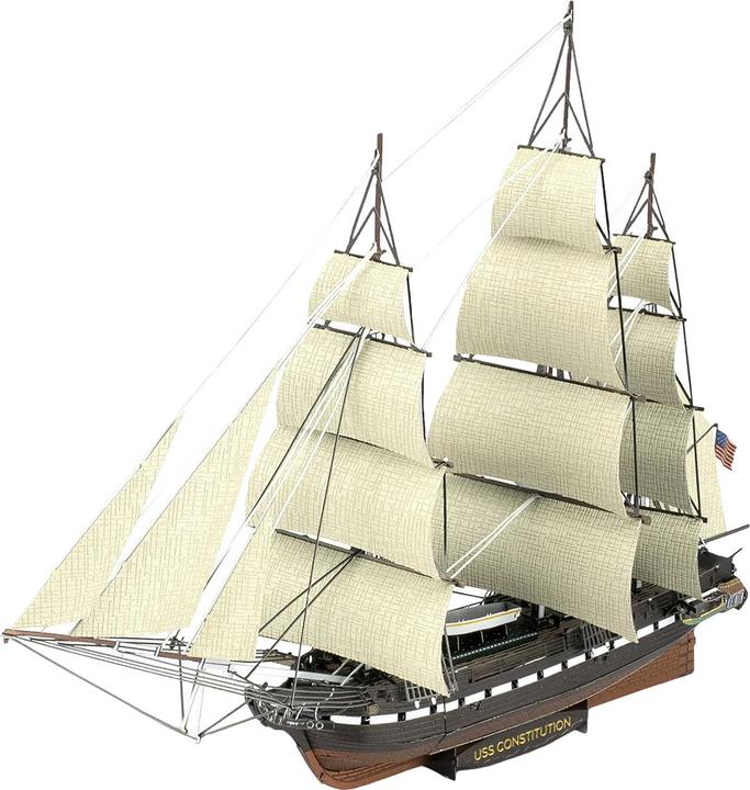 Actual product image Metal Earth USS Constitution