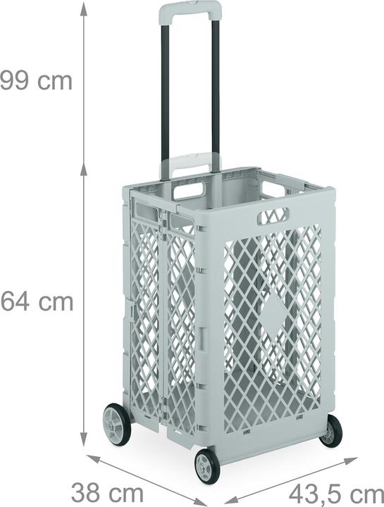 Actual product image Relaxdays shopping cart