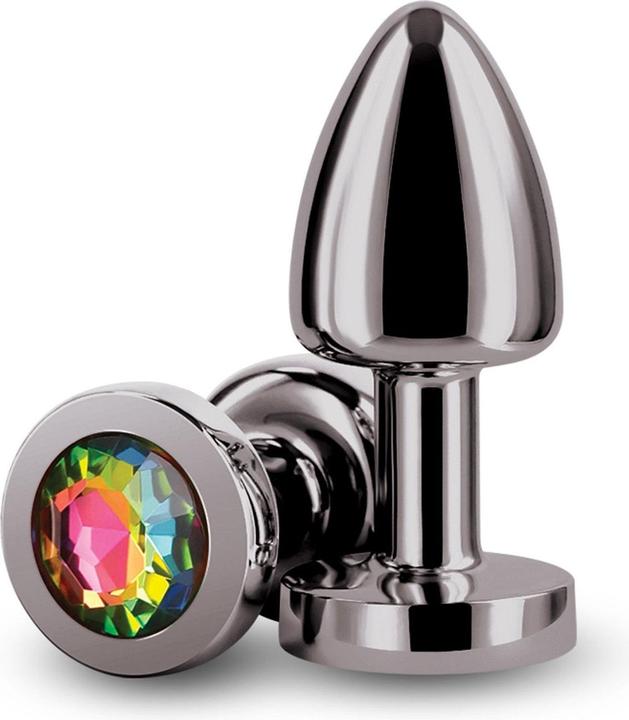 Produktbild NS Novelties Small Anal Plug Rear Assets Aluminum Butt Plug for Beginners Metal Anal Toy with Gem Petite Size (Gu